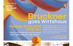 Bruckner goes Wirtshaus - Plakat