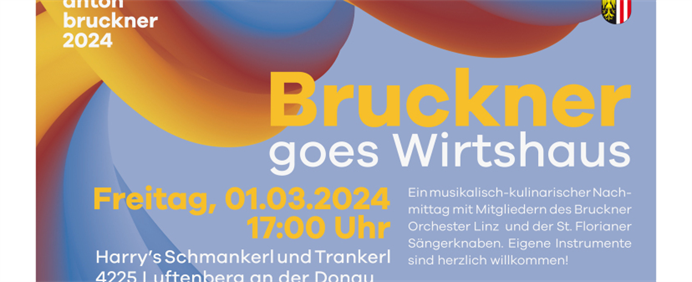 Bruckner goes Wirtshaus - Plakat